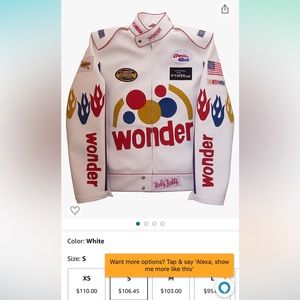 talladega nights Ricky Bobby jacket costume